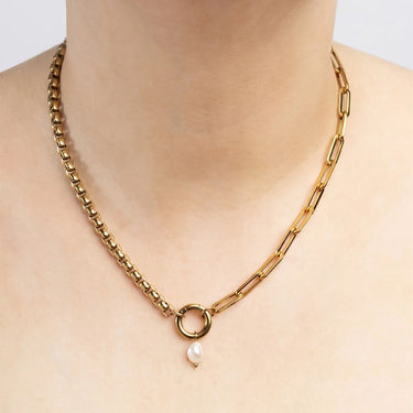 Gold Freshwater Pearl Charm