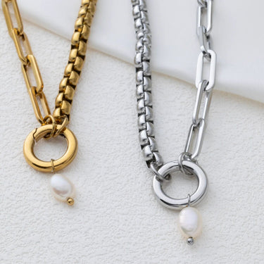 Gold and Silver Freshwater Pearl Charms