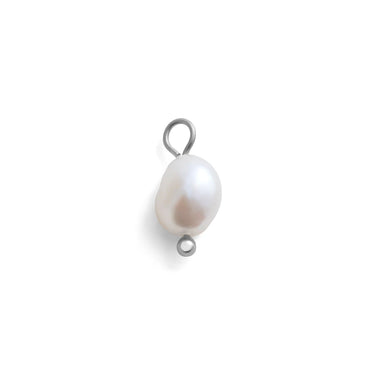 Silver Freshwater Pearl Charm