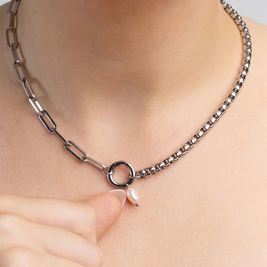 Silver Freshwater Pearl Charm