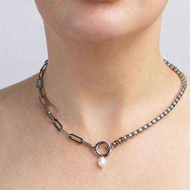 Silver Freshwater Pearl Charm