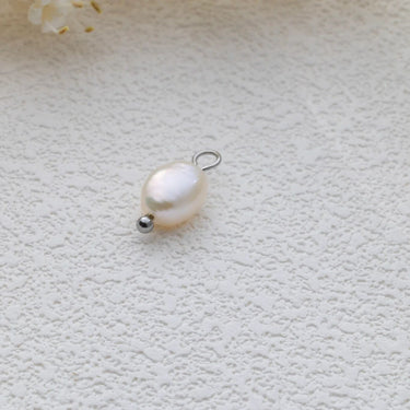 Silver Freshwater Pearl Charm