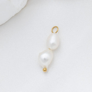 Gold Double Freshwater Charm 