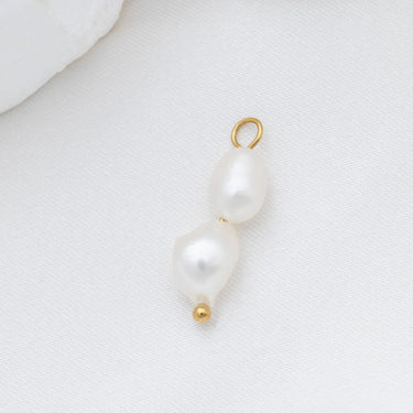 Gold Double Freshwater Charm 