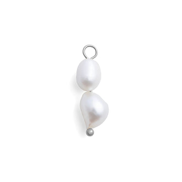 Silver Double Freshwater Charm 