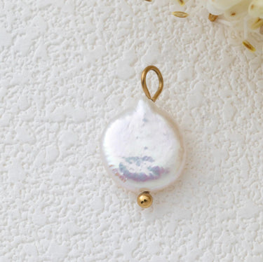Gold Baroque Pearl Charm