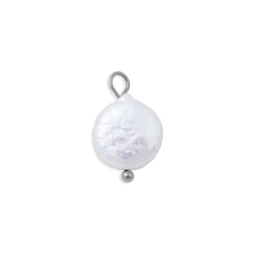 Silver Baroque Pearl Charm