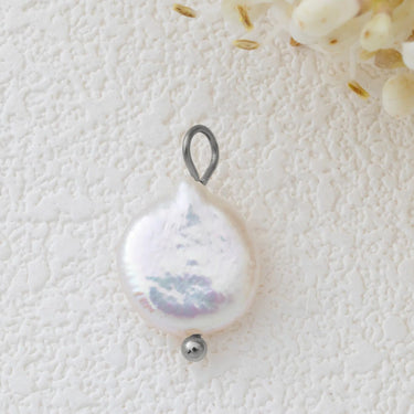 Silver Baroque Pearl Charm