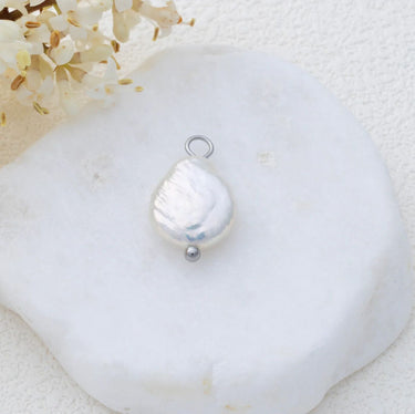 Silver Baroque Pearl Charm