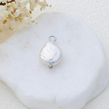 Silver Baroque Pearl Charm