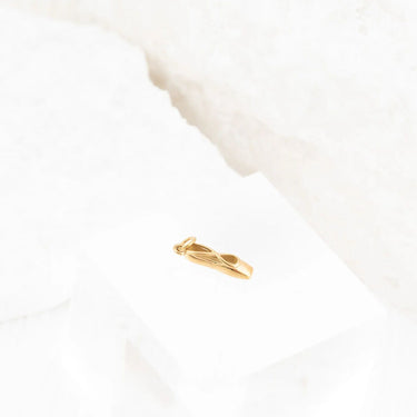 Wholesale jewelry 18K Gold PVD Stainless Steel Ballet Slipper Charm - gold studio 