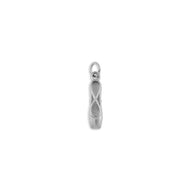 Wholesale jewelry 18K Gold PVD Stainless Steel Ballet Slipper Charm - stainless main 