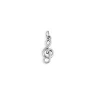 Wholesale jewelry 18K Gold PVD Stainless Steel Treble Clef Charm- stainless main 