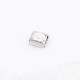 18K Gold PVD Stainless Steel Cloud Italian Charm - studio