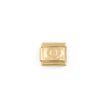 Wholesale jewelry 18k Gold PVD Stainless Steel Initial Italian Charm- Q