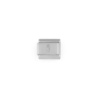 Wholesale jewelry 18k Gold PVD Stainless Steel Charm Connector Italian Charm- stainless main 