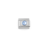 Wholesale jewelry Stainless Steel Birthstone Italian Charm- Dec