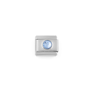 Wholesale jewelry Stainless Steel Birthstone Italian Charm- Dec