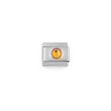 Wholesale jewelry Stainless Steel Birthstone Italian Charm- Nov