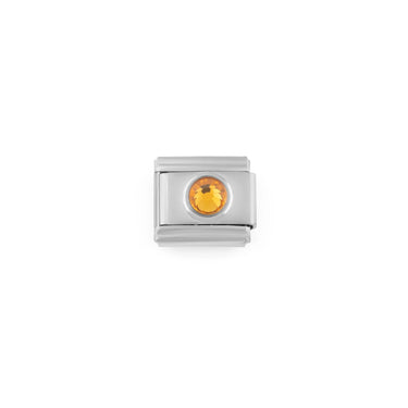 Wholesale jewelry Stainless Steel Birthstone Italian Charm- Nov