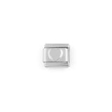 Wholesale jewelry 18K Gold PVD Stainless Steel Full Heart Italian Charm- stainless main 