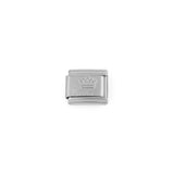 Wholesale jewelry 18K Gold PVD Stainless Steel Princess of Italian Charm- stainless main 