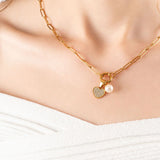 Wholesale jewelry 18K Gold PVD Stainless Steel Pave Stone Heart Charm- gold model 
