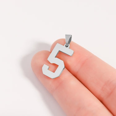 Numéro de sport en acier inoxydable Pendants/PDS0001