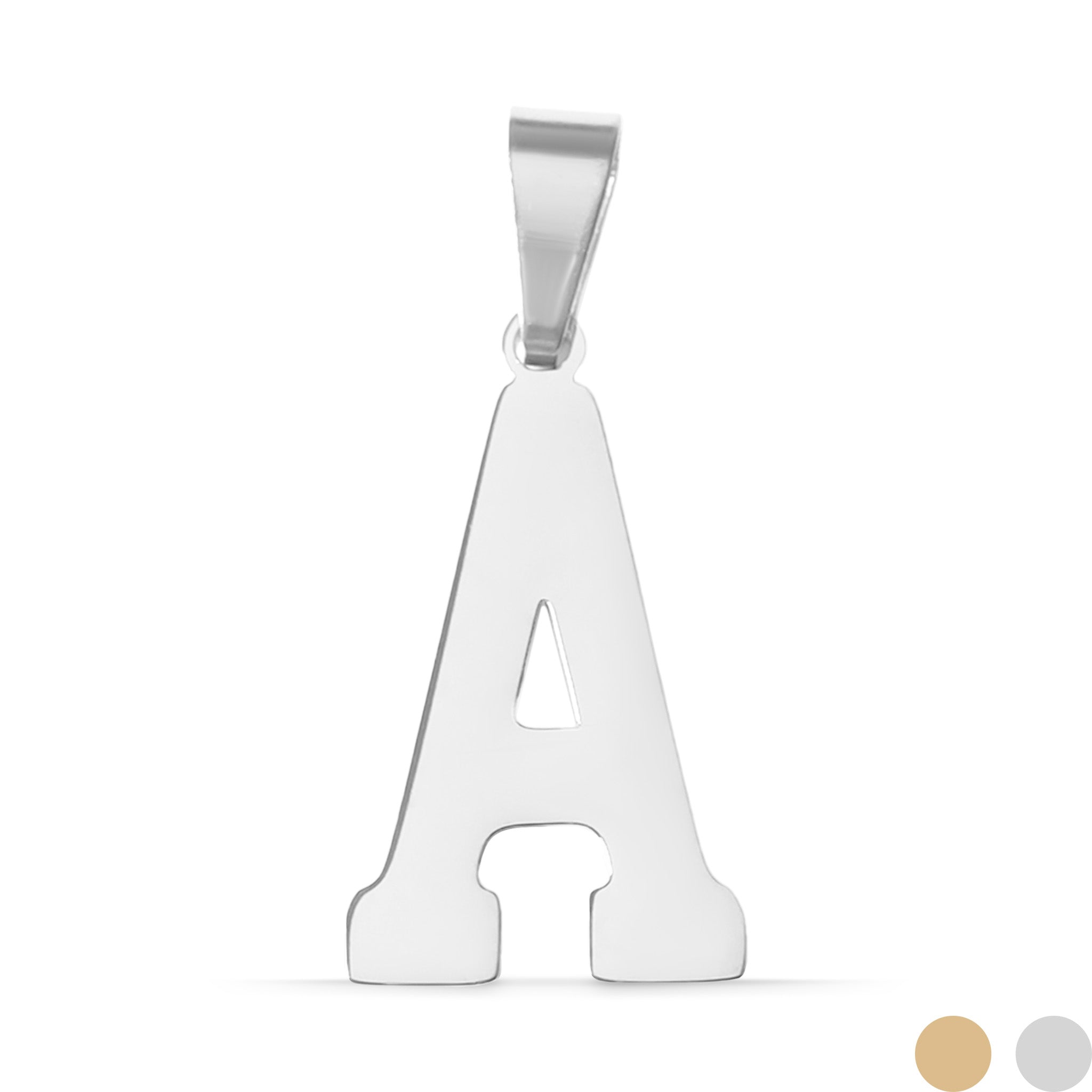 Stainless Steel Sport Letter Pendant / PDS0003