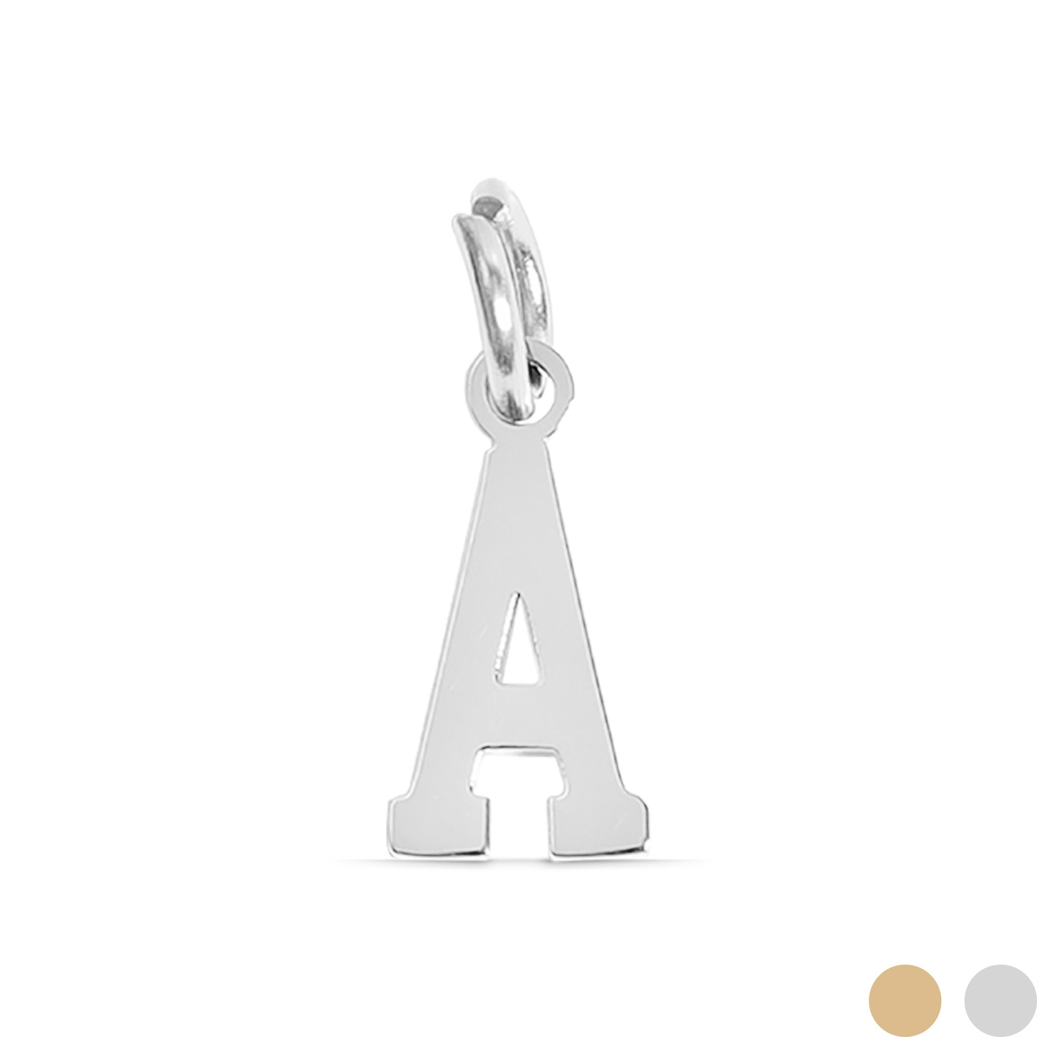 Stainless Steel Small Sport Letter Pendants / PDS0005