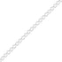 0.9mm Fine Diamond Cut Curb .925 Sterling Silver Permanent Jewelry Chain - By the Foot / PMJ0004