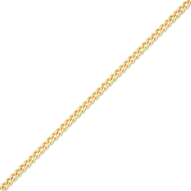 Courbe de diamant de 1,2 mm Chaîne de bijoux permanente en or massif en or solide - par le pouce/pmj0011