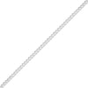 1.2mm Diamond Cut Curb .925 Sterling Silver Permanent Jewelry Chain - By the Foot / PMJ0010