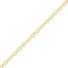 0.9mm Fine Diamond Cut Cable 14K Solid Gold Permanent Jewelry Chain - By the Inch / PMJ0002