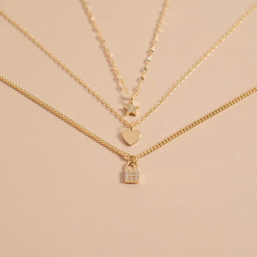 Permanent Jewelry 14K Solid Gold Heart Charm