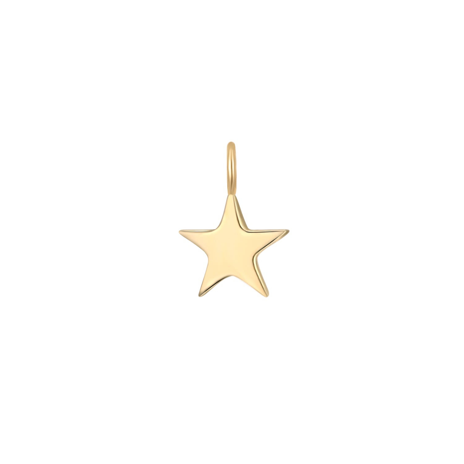 Permanent Jewelry 14K Solid Gold Star Charm / PMJ1016