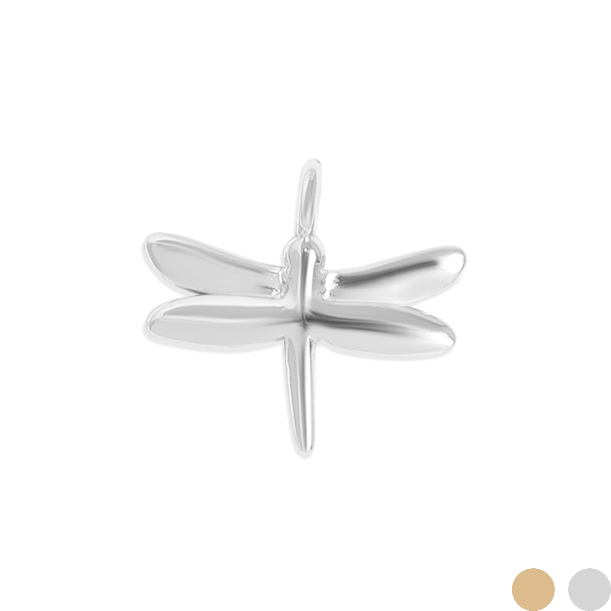 .925 Sterling Silver Dragonfly Berlock för permanenta smycken / PMJ1024