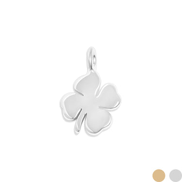 .925 Sterling Silver Four Leaf Clover Charm för permanenta smycken / PMJ1025