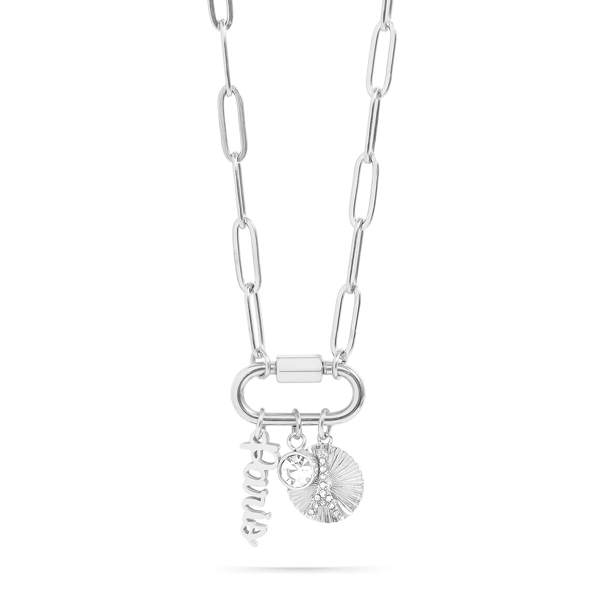 Paris Carabiner Necklace