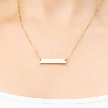 Wholesale jewelry 14K Gold Filled Plus™ Blank Bar Necklace- model 