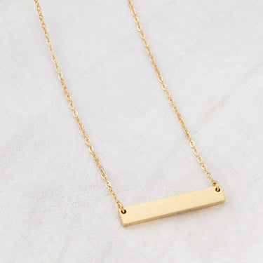 Wholesale jewelry 14K Gold Filled Plus™ Blank Bar Necklace- studio 