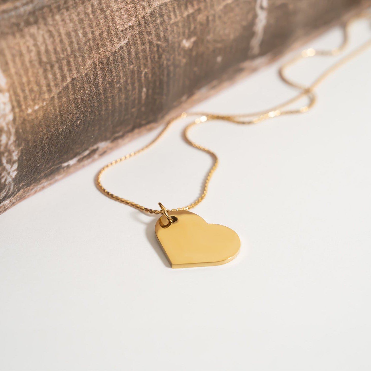 10 Pack - Polished Stainless Steel Heart Pendant