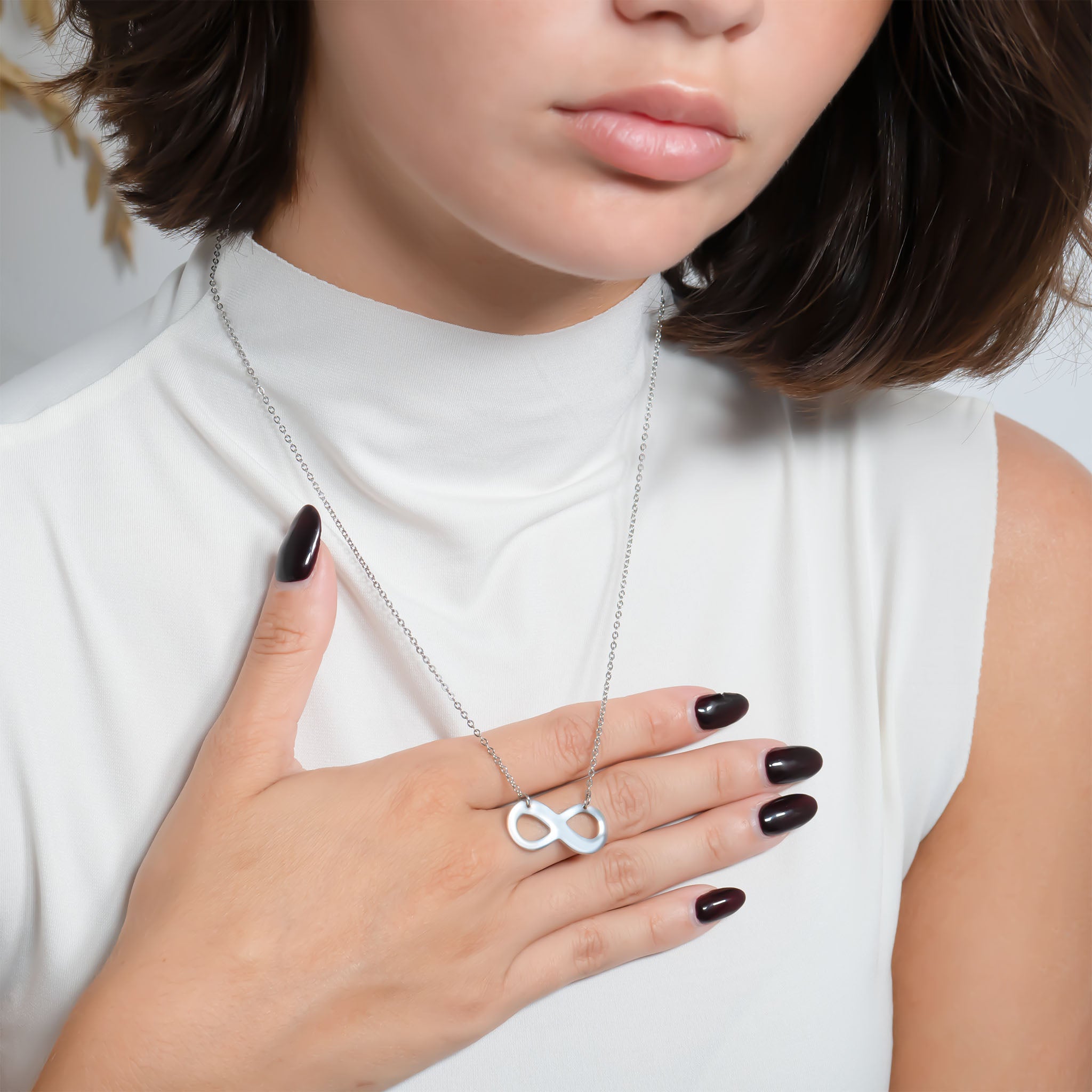 Blank Infinity Necklace