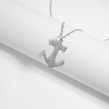 Stainless Steel Blank Anchor Pendant