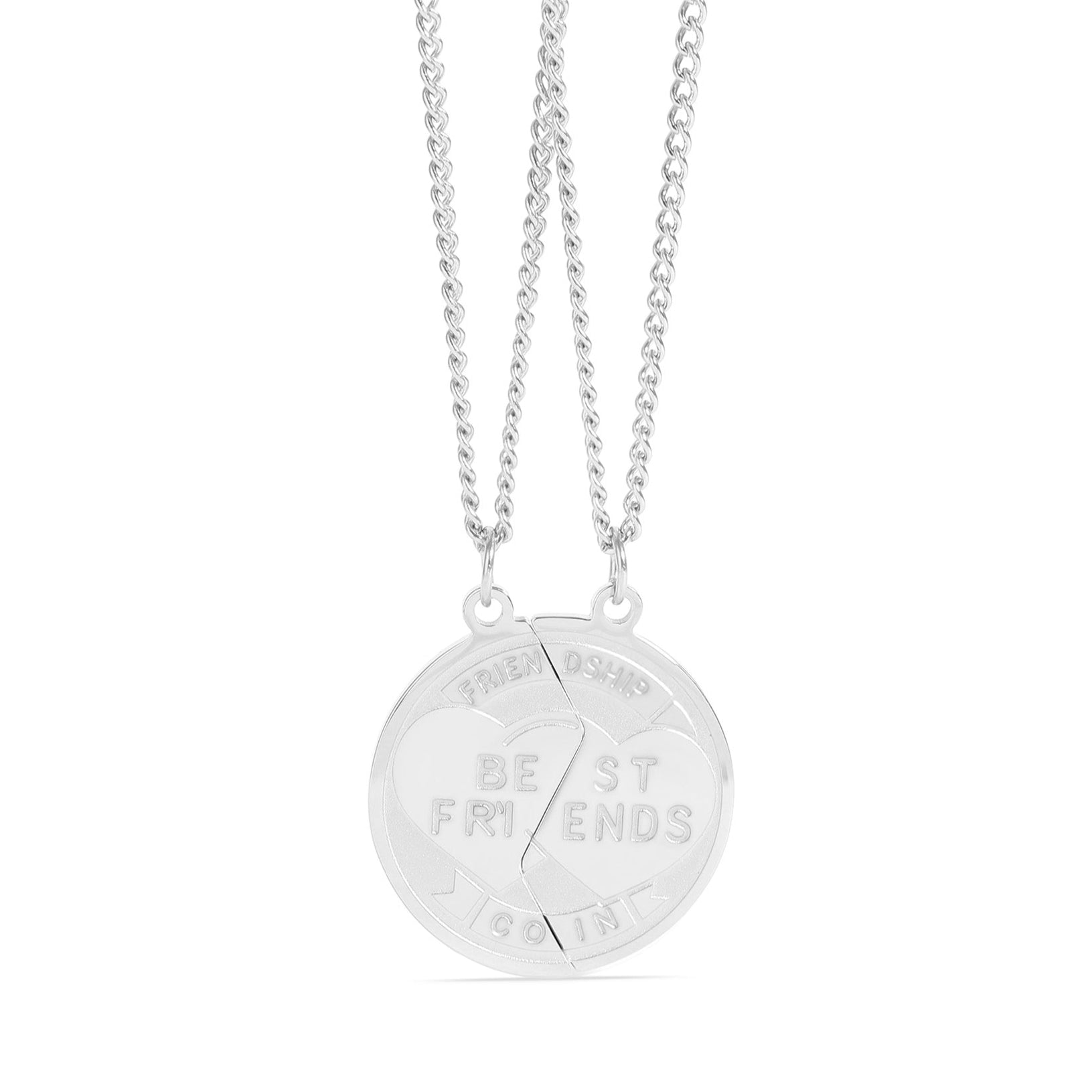 Rostfritt stål Best Friend Break Apart Friendship Necklace / SBB0098