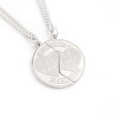 Stainless Steel Best Friend Break Apart Friendship Necklace