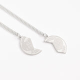 Stainless Steel Best Friend Break Apart Friendship Necklace