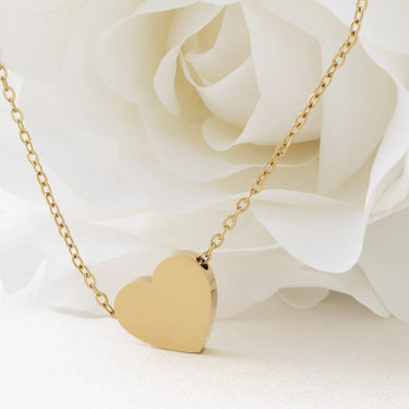 Wholesale jewelry 14K Gold Filled Plus™ Blank Heart Necklace- studio 