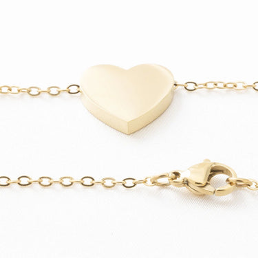 Wholesale jewelry 14K Gold Filled Plus™ Blank Heart Necklace- model 