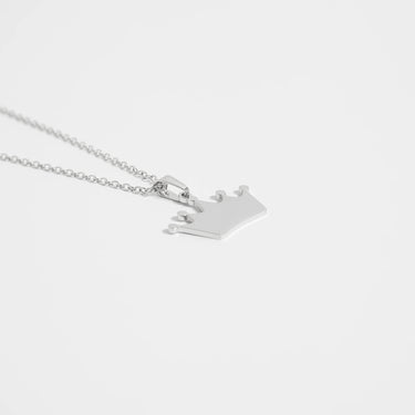 Stainless Steel Blank Crown Necklace